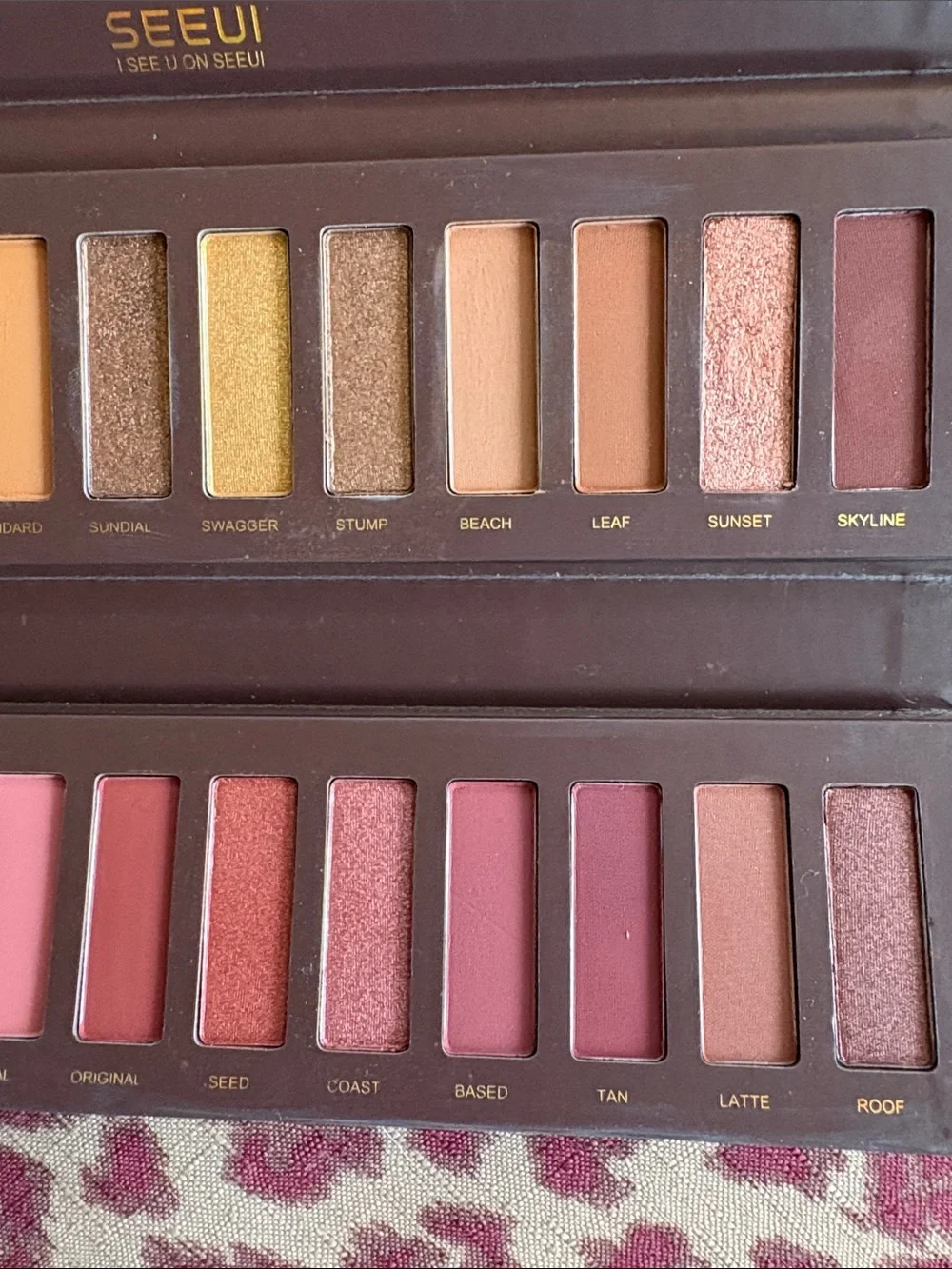 SEEUI DRUNKEN RAW EYE SHADOW PALLET